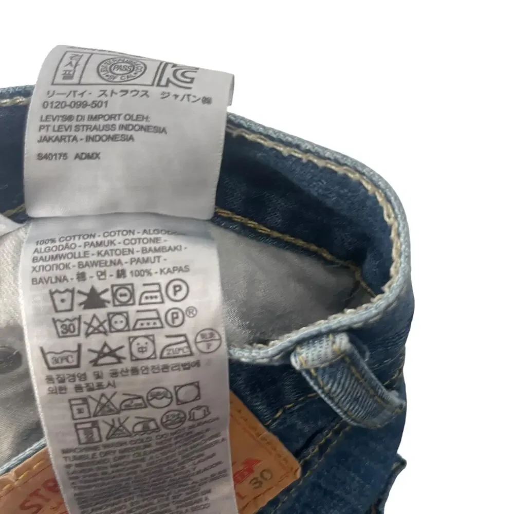 Levi's 559 Men's Size W36‎ L30 Medium Wash Blue Straight Leg Jeans